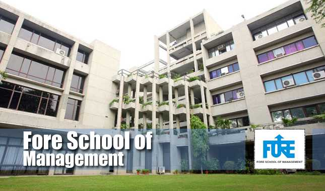 Fore School PGDM Management Quota Admission