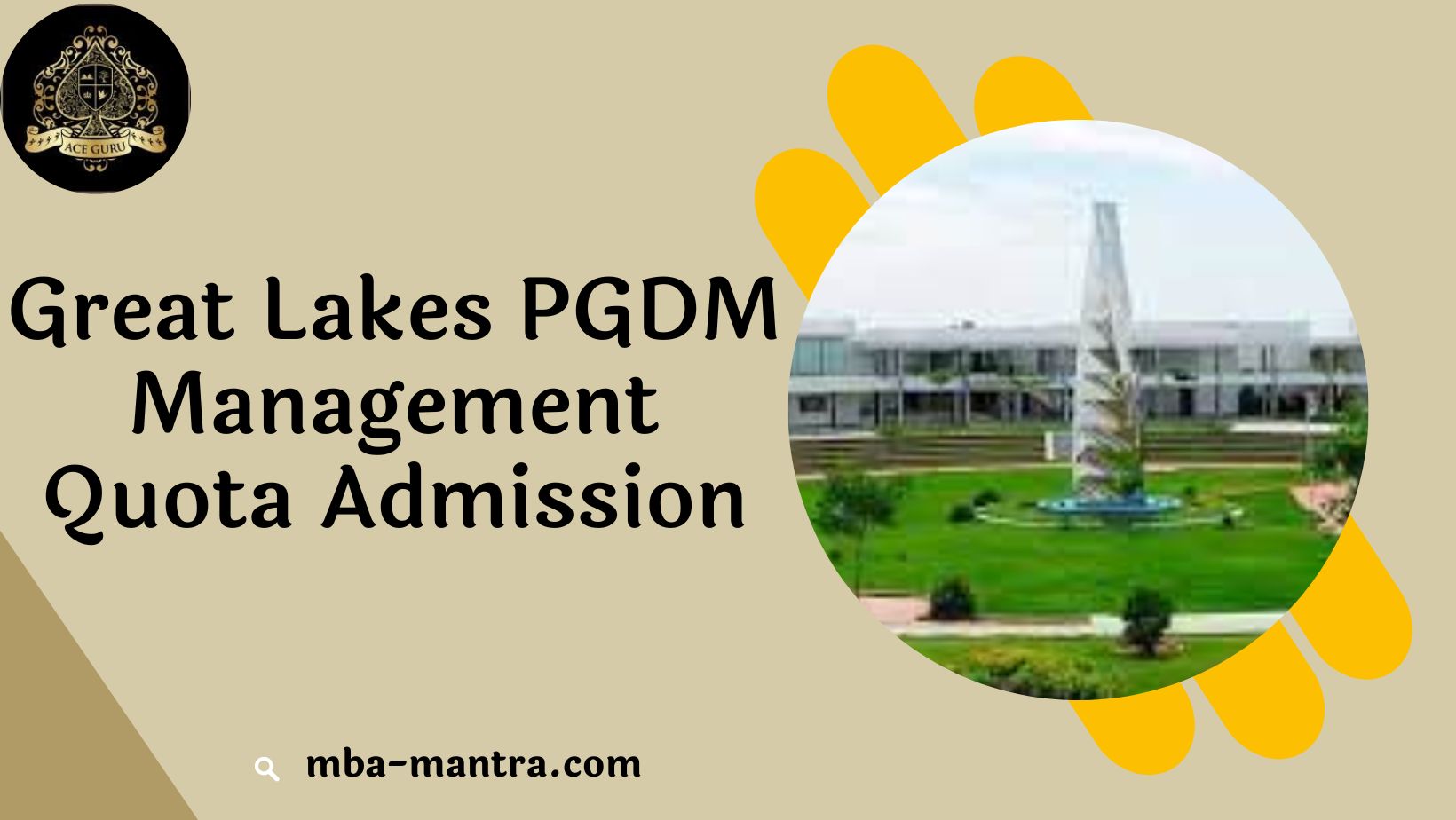 Great Lakes PGDM Management Quota Admission